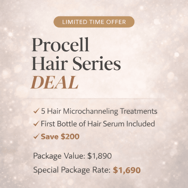 Procell Hair Regrowth Deal at Sam Elam Esthetics in Meridian, ID